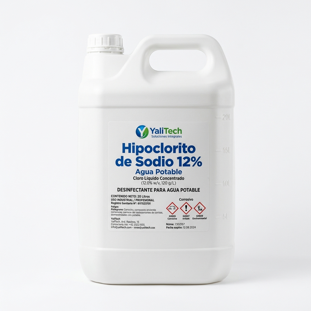 Hipoclorito de Sodio 12%